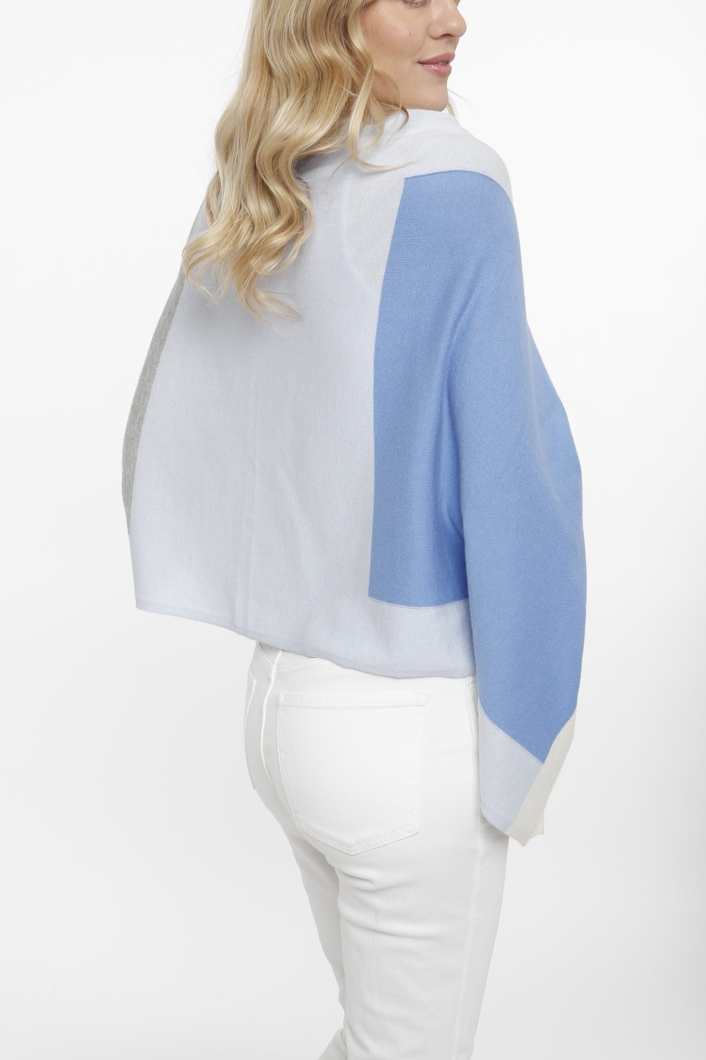 Cotton Blend Color Block Topper