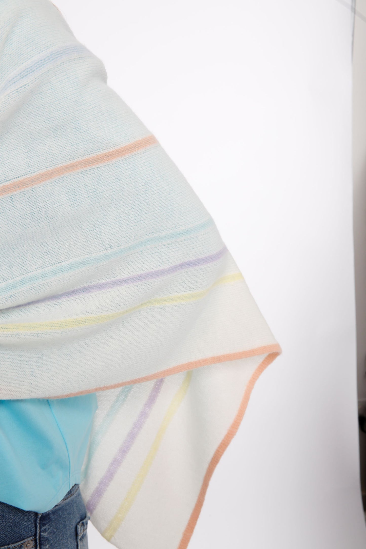 Cashmere Multi Stripe Topper