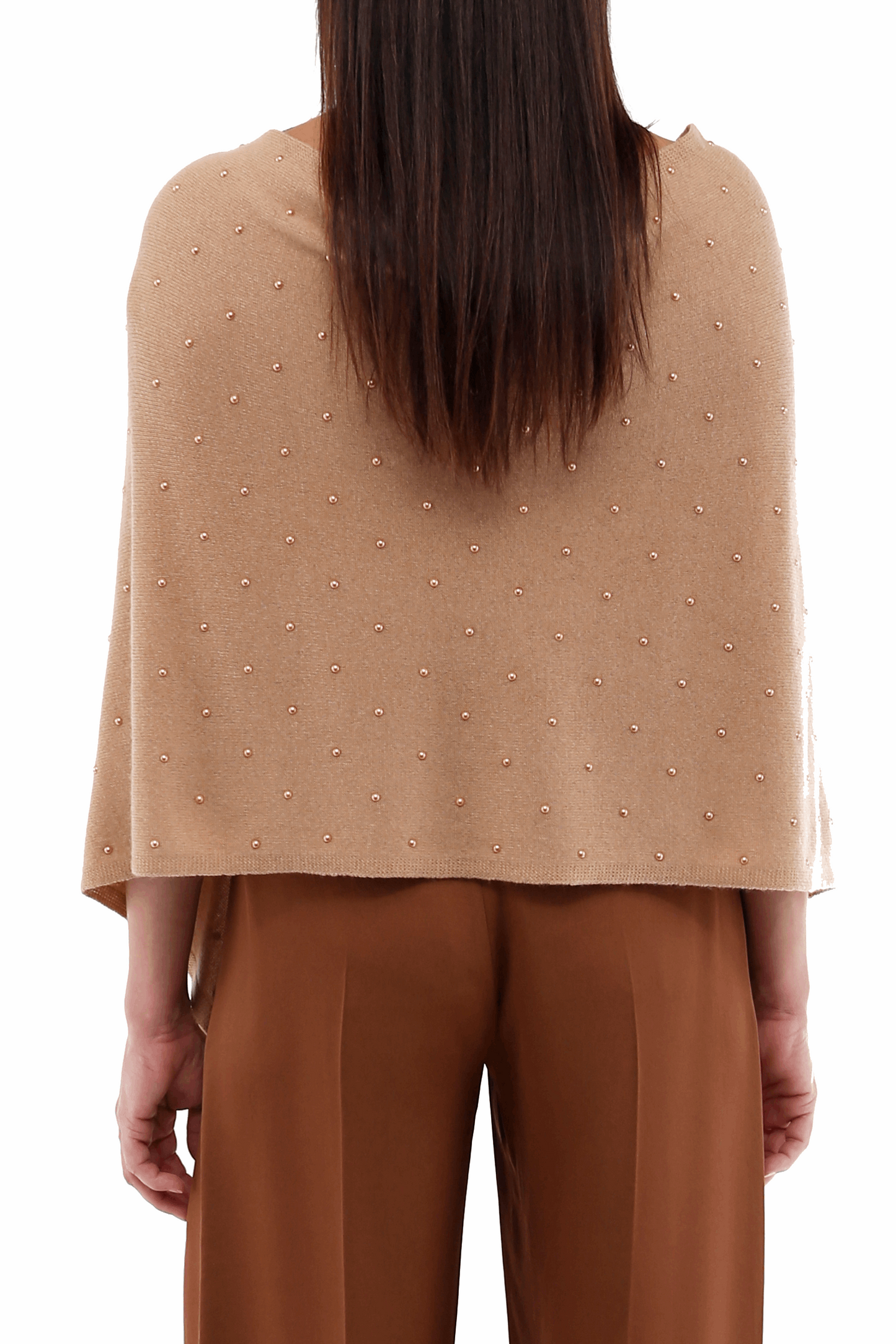 Cashmere Blend Pearl Topper