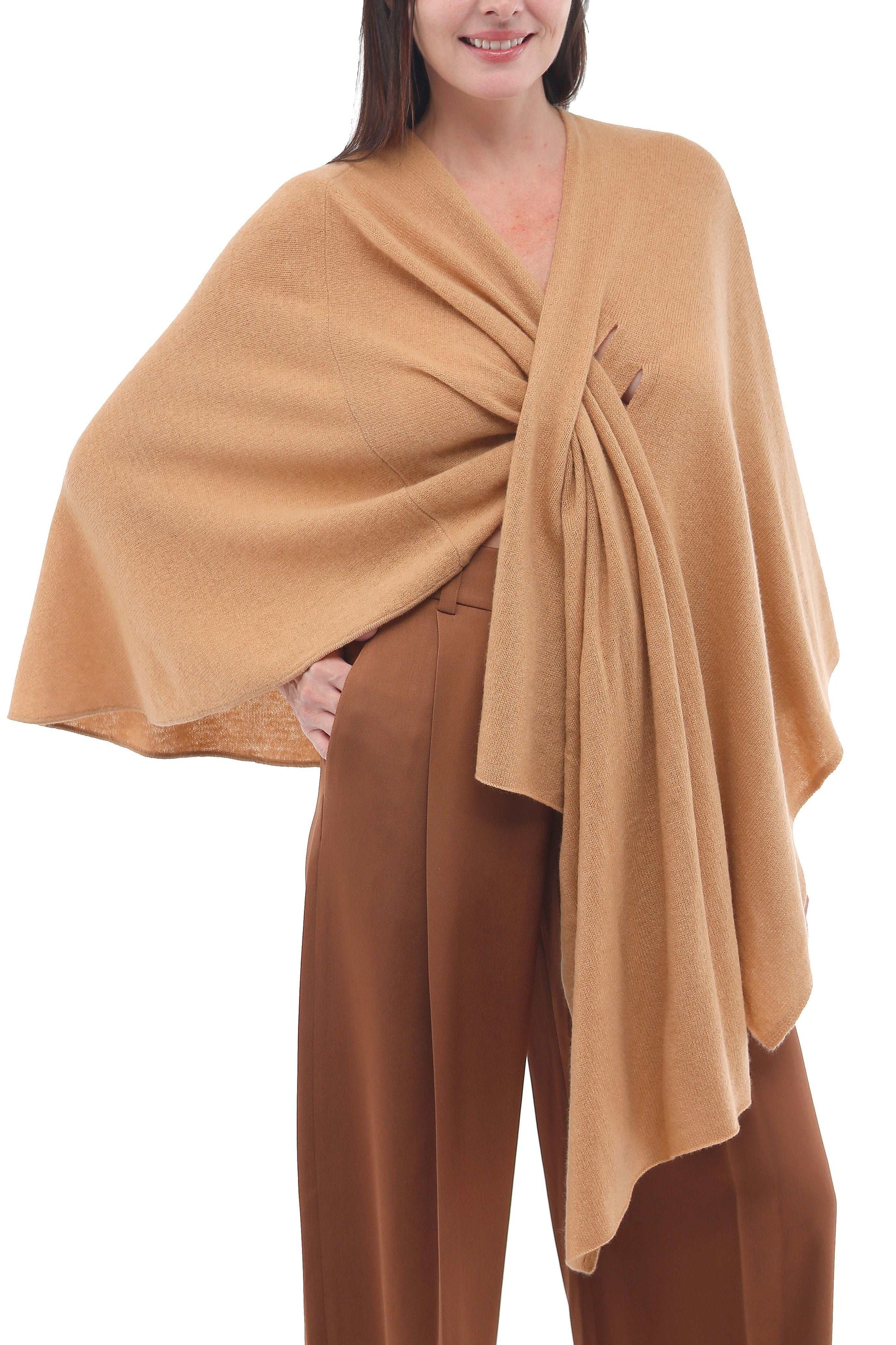 100% CASHMERE WRAP SHAWL