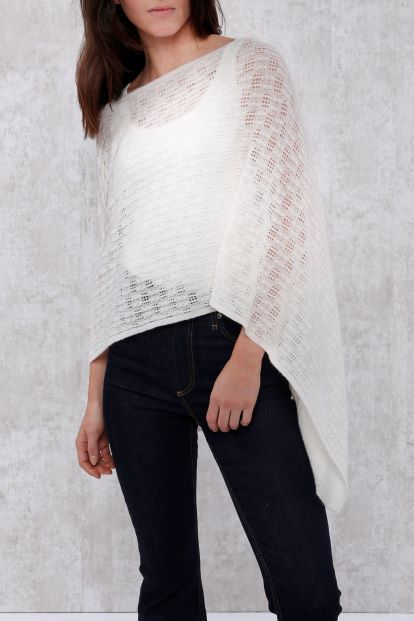 Cashmere Pointelle Topper
