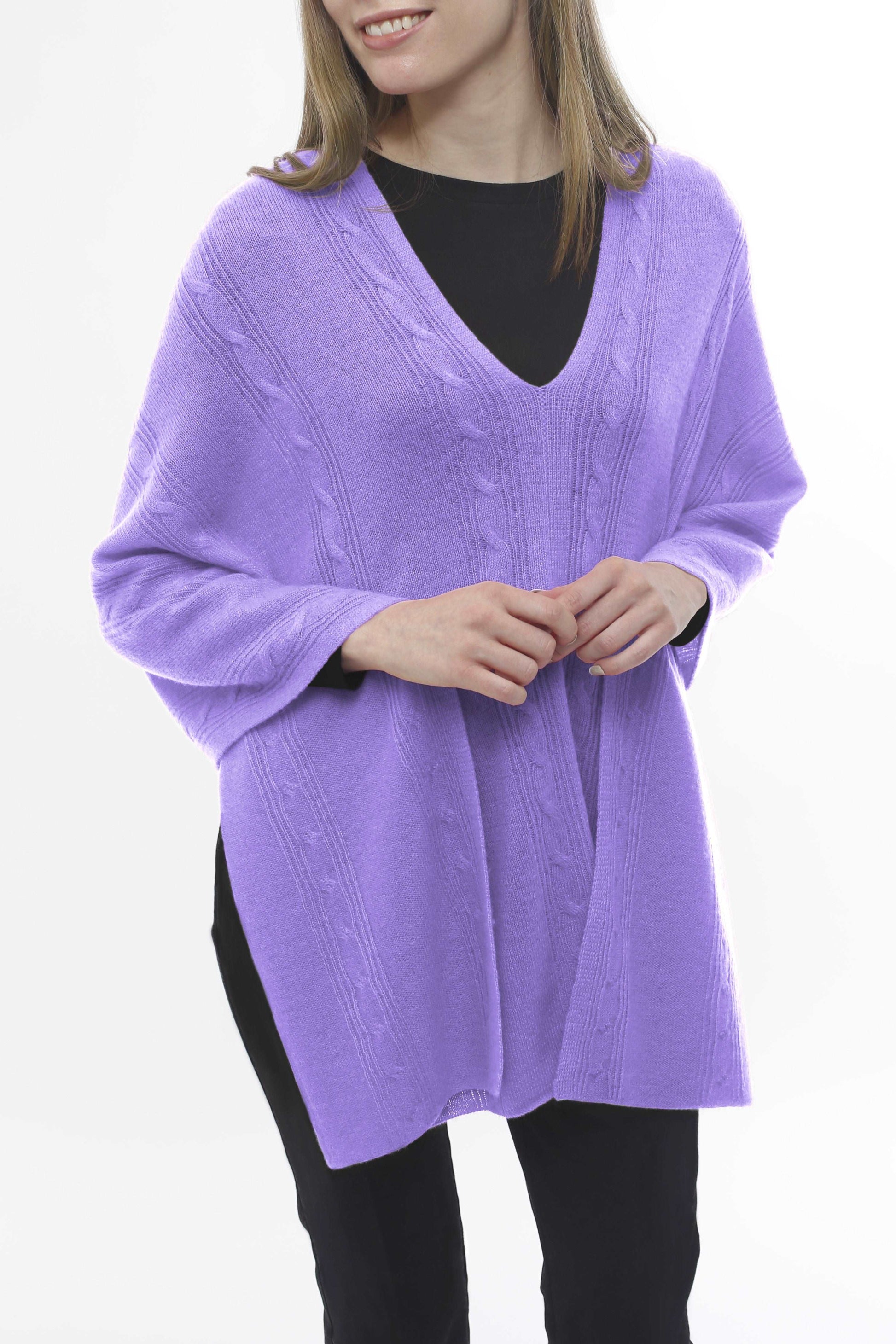 Cashmere Cable Topper