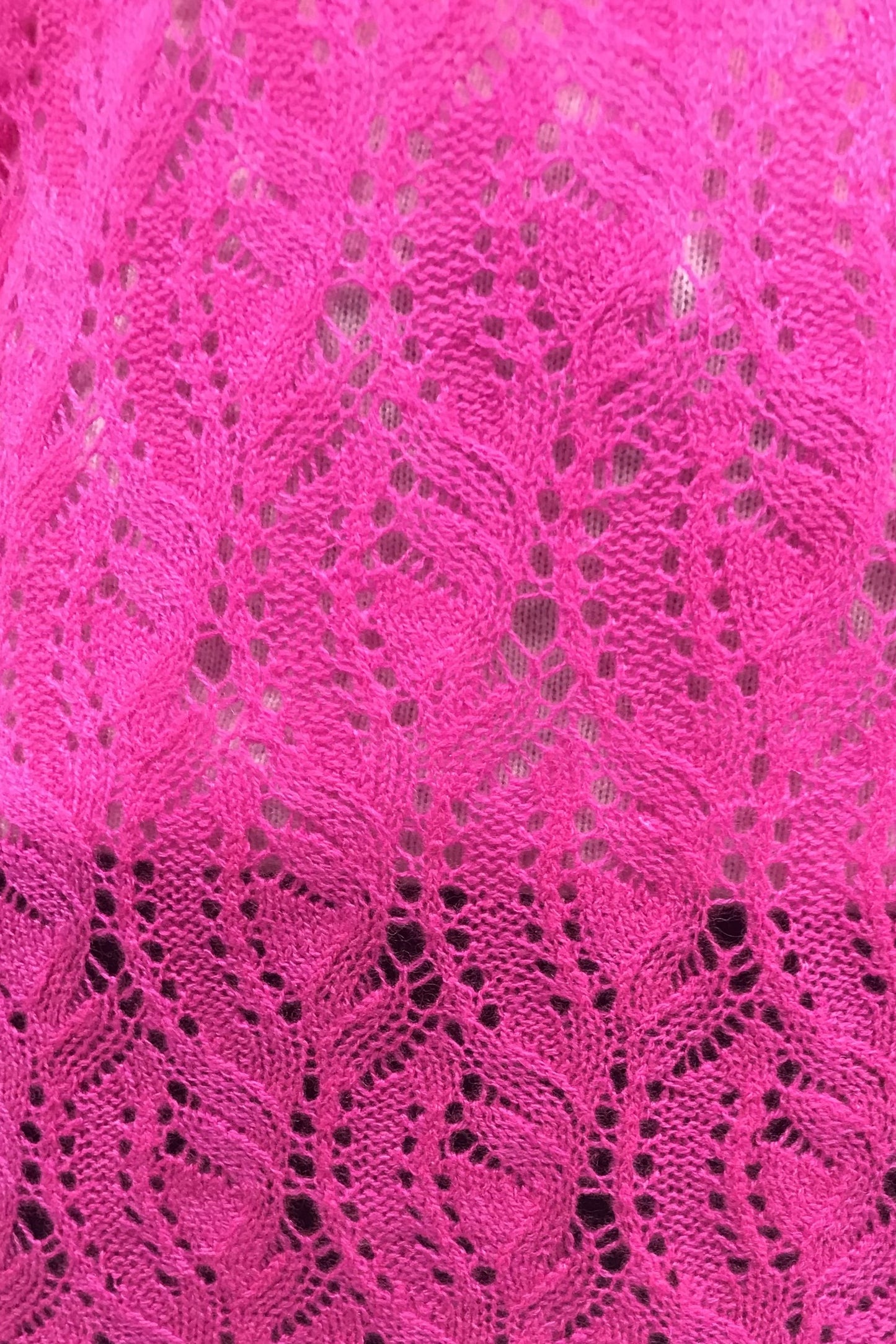 Cashmere Pointelle Shawl