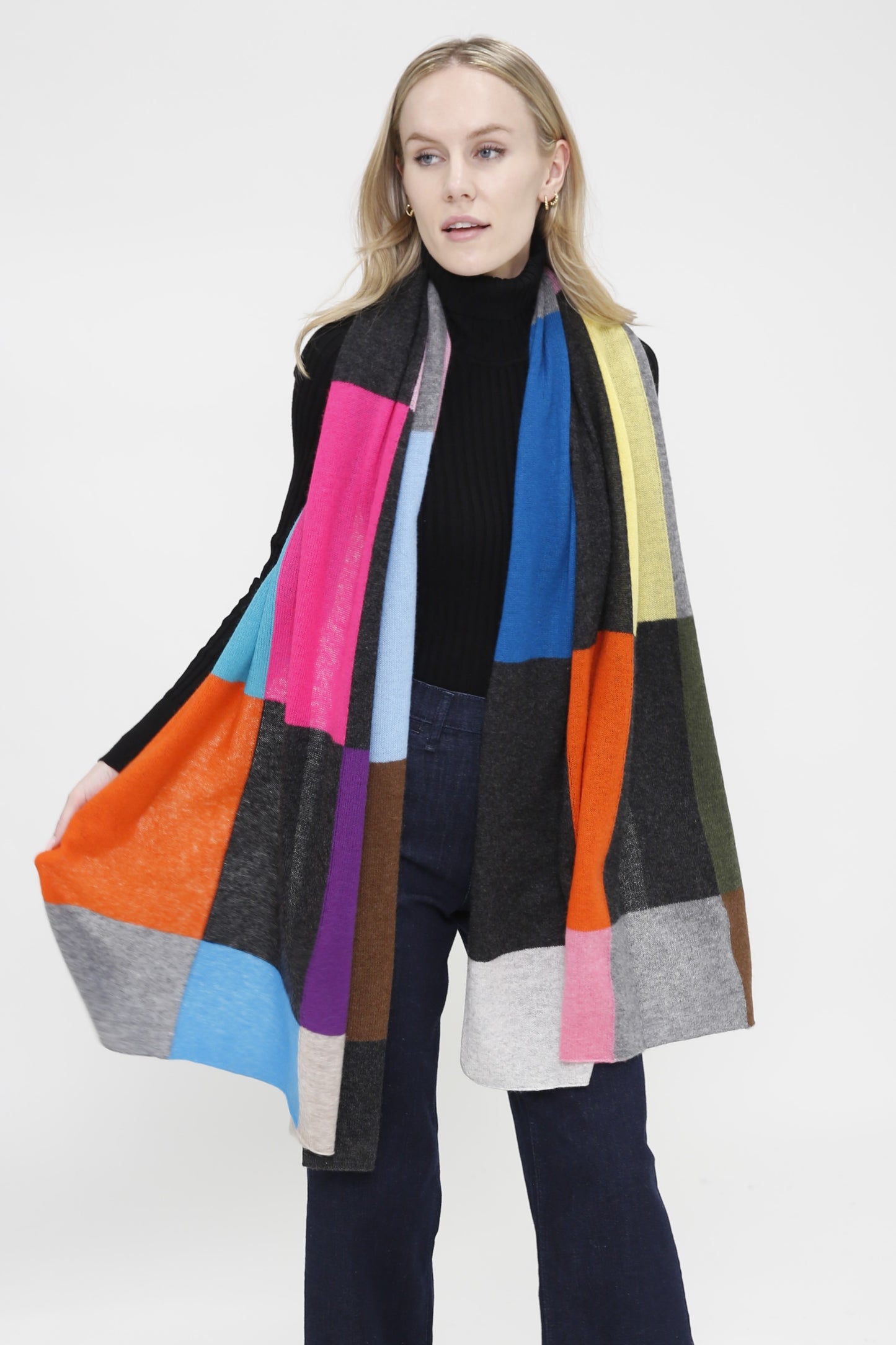 100% Cashmere Patchwork Shawl