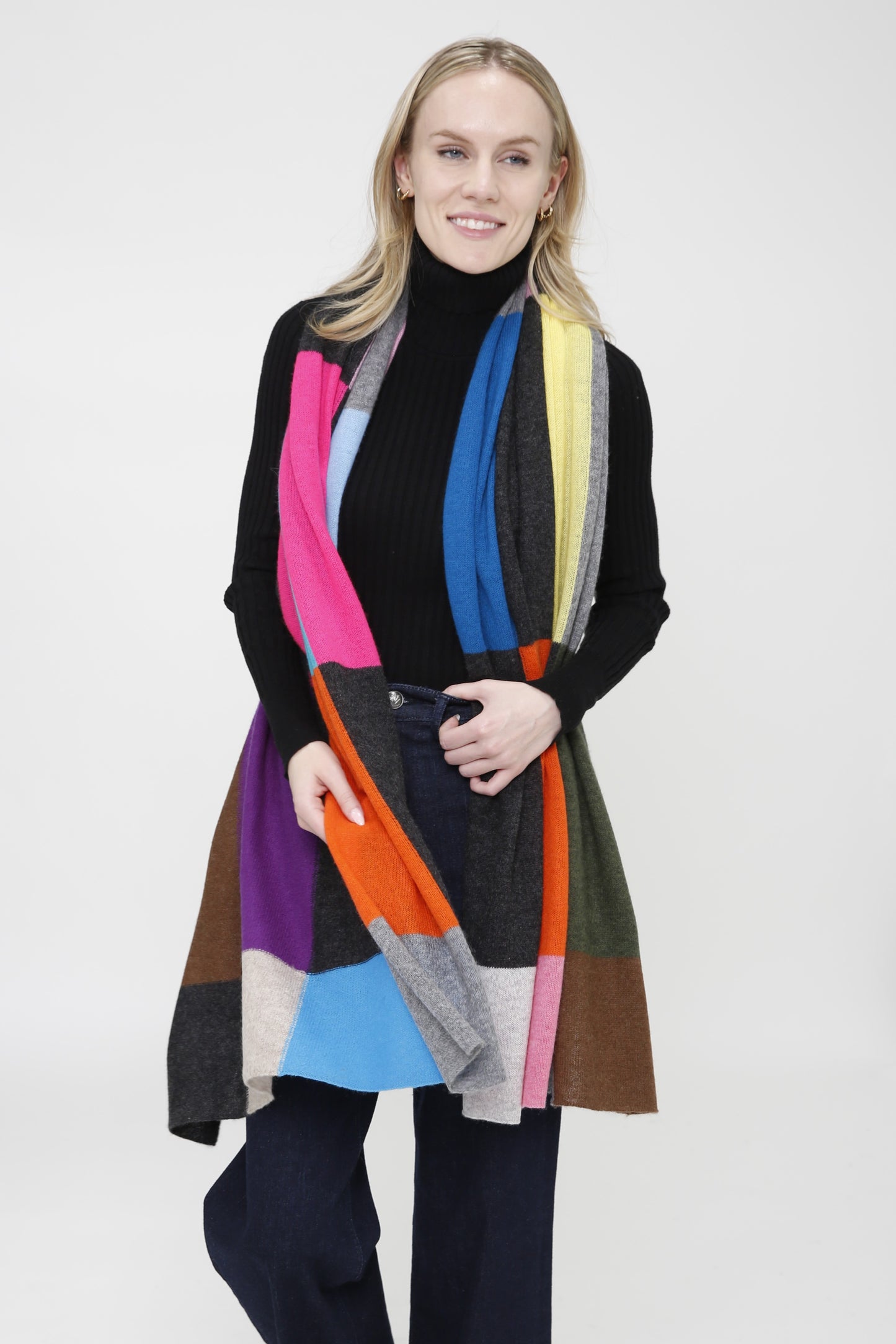 100% Cashmere Patchwork Shawl