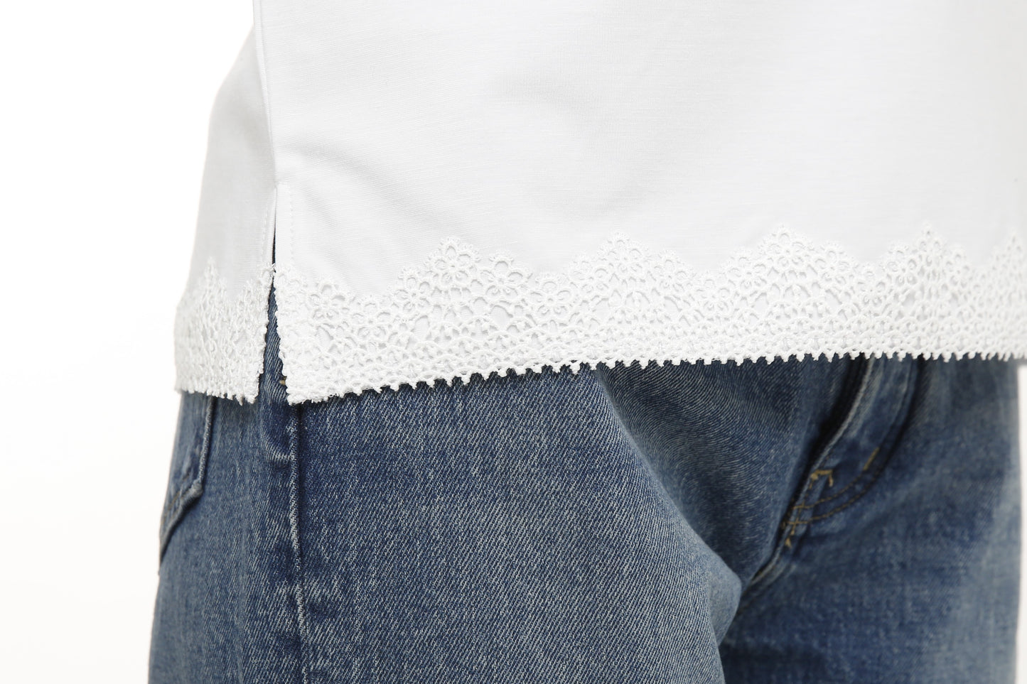 Short sleeve T-Shirt with Lace