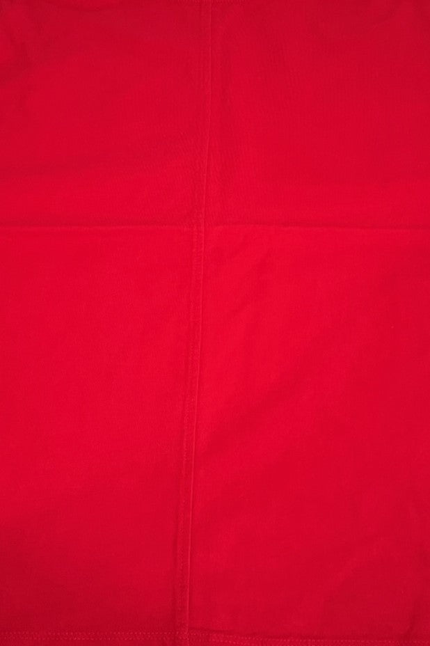 Cotton Jersey Twist Neck 3/4 Sleeve Tee