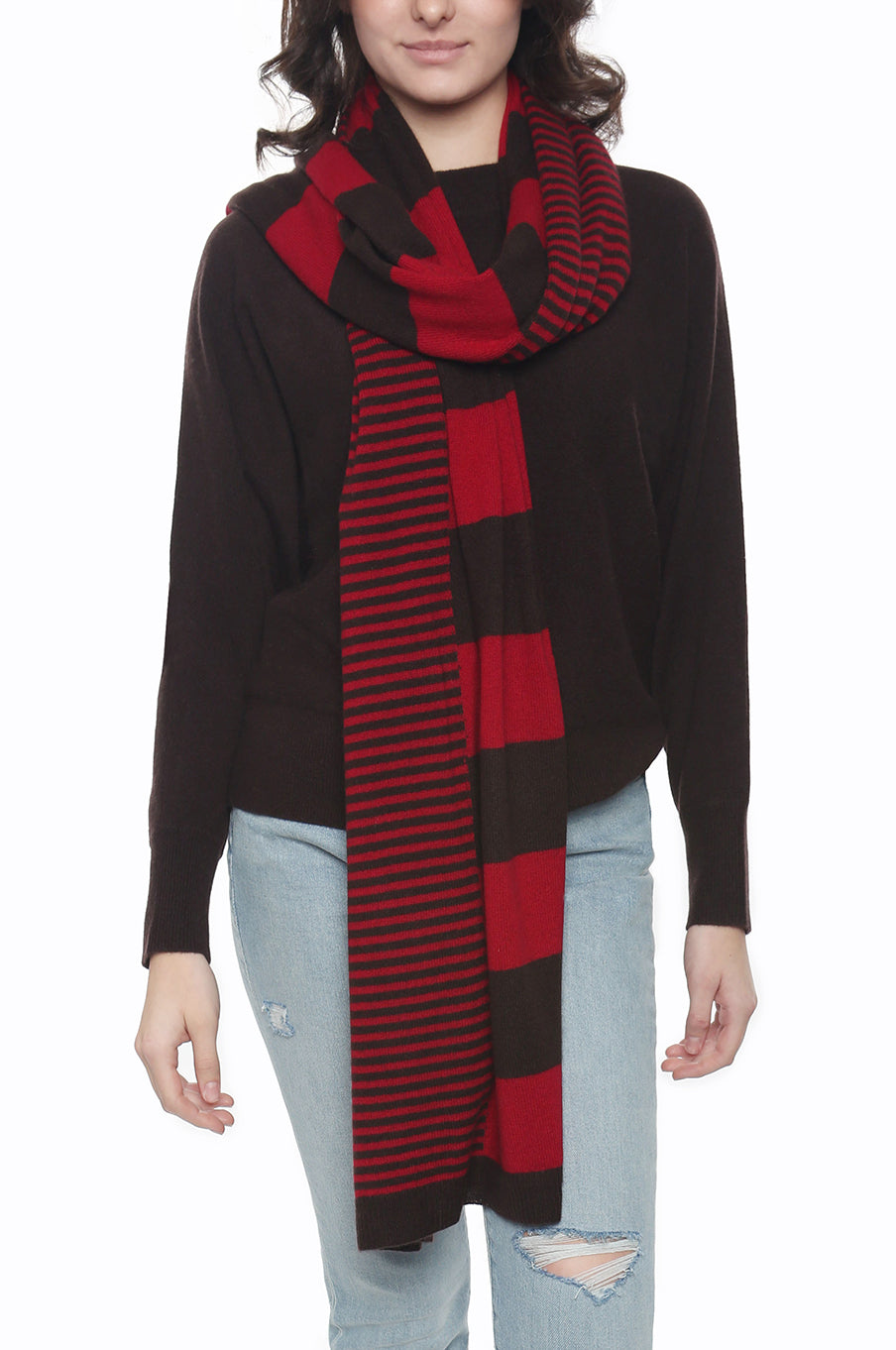 Cashmere MIX Stripe Scarf