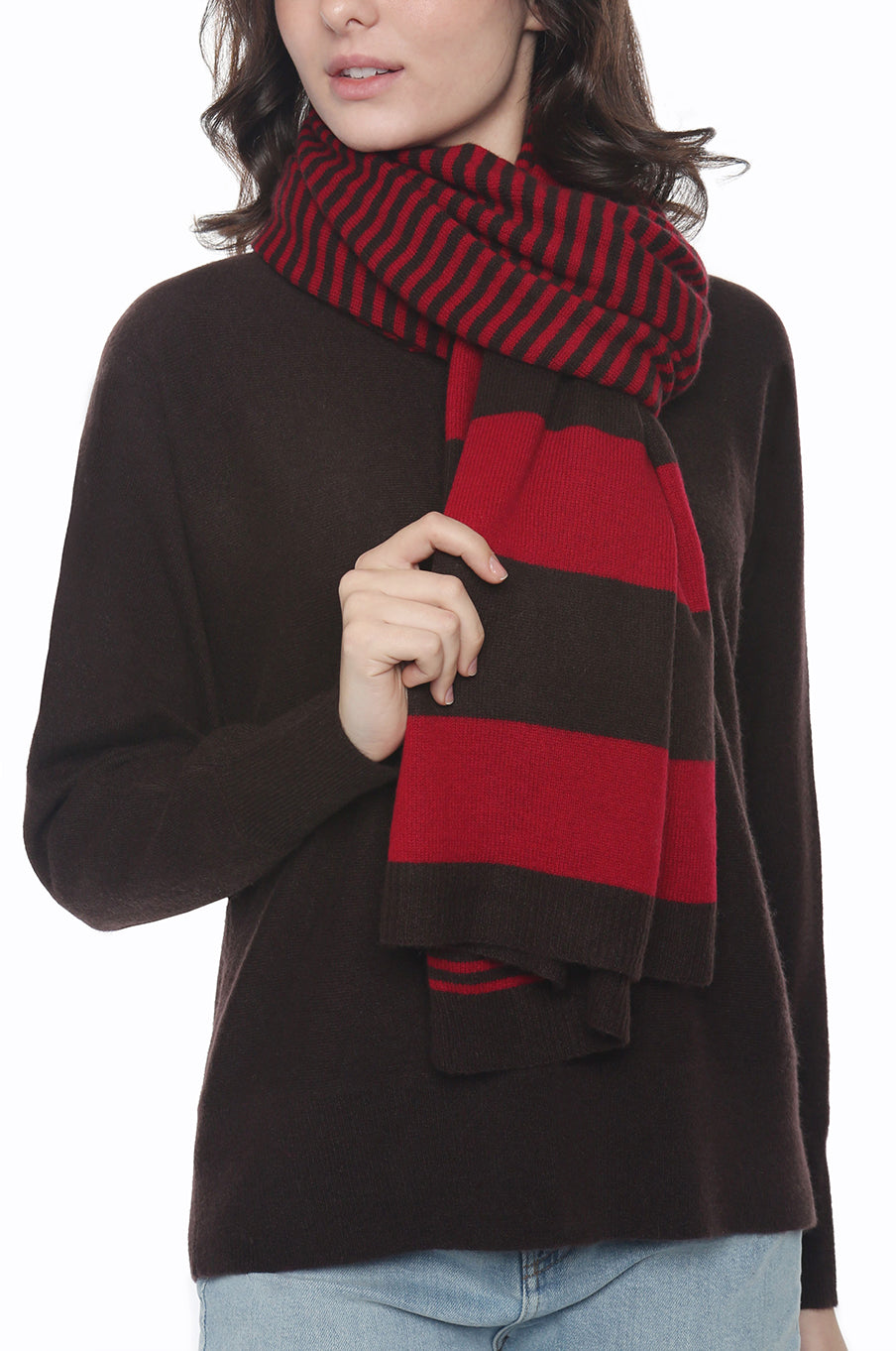 Cashmere MIX Stripe Scarf