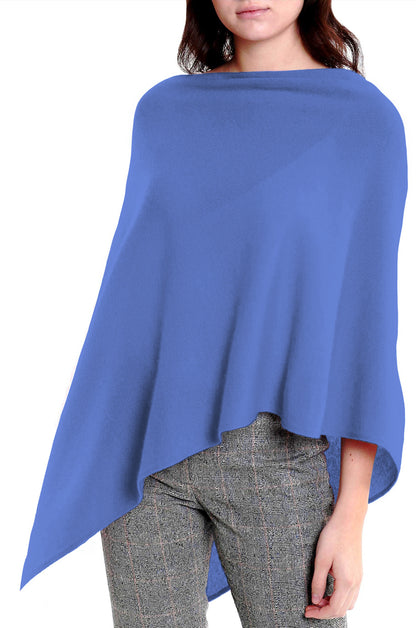 100% Cashmere Elegant Long Poncho Top