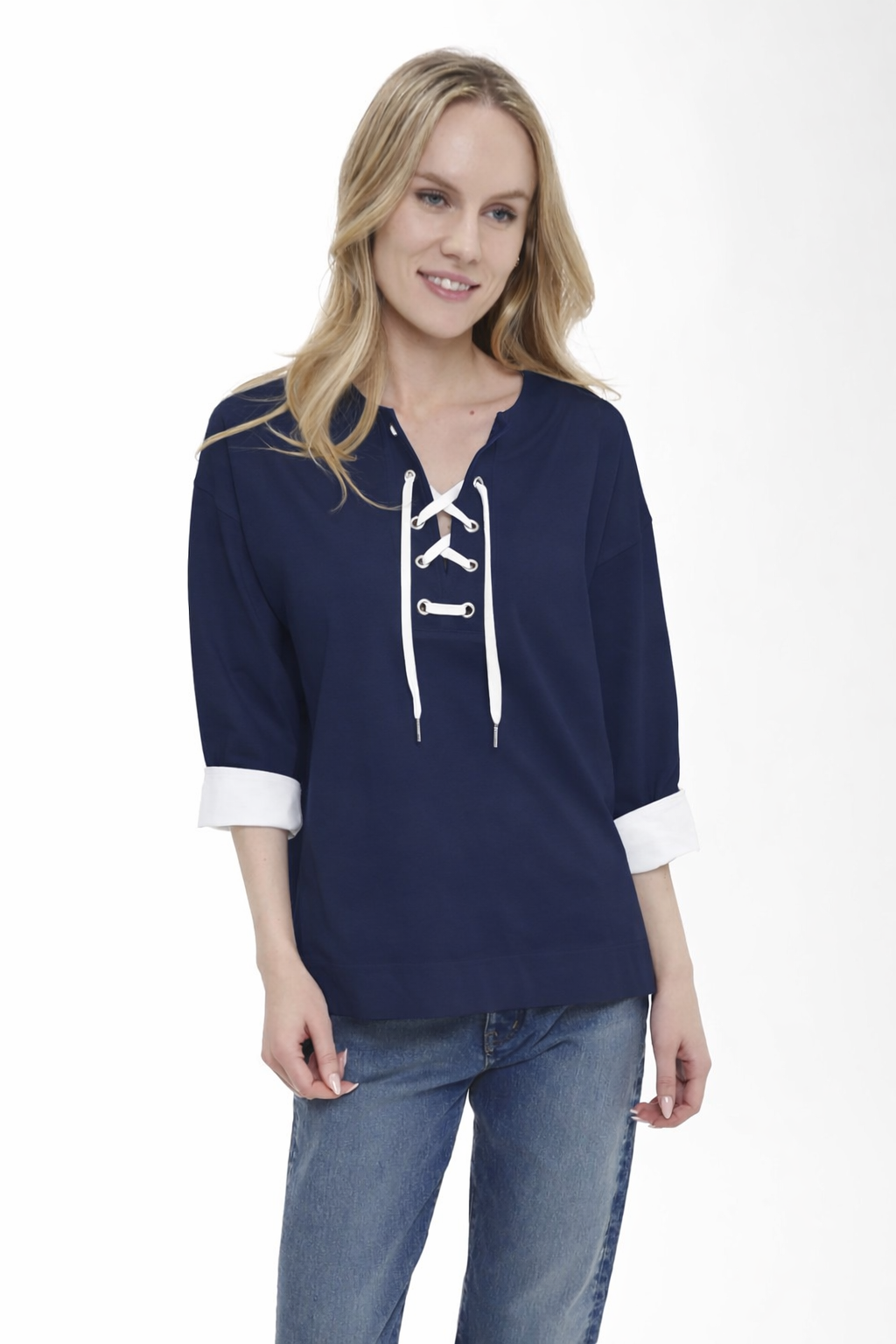 Navy/ White