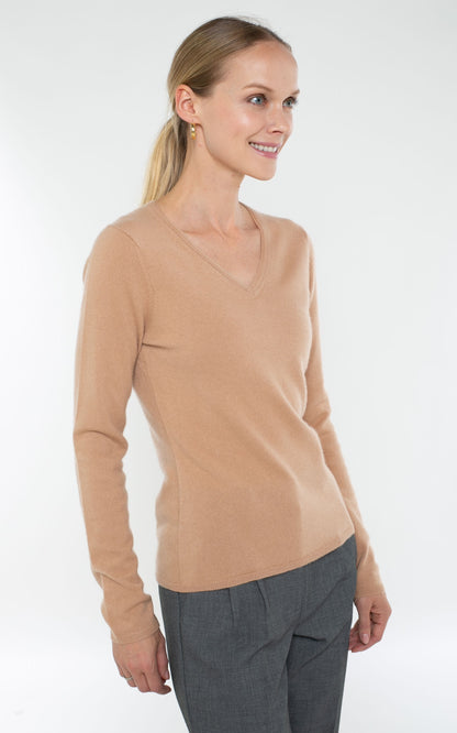 Baby Cashmere Long Sleeve V-Neck