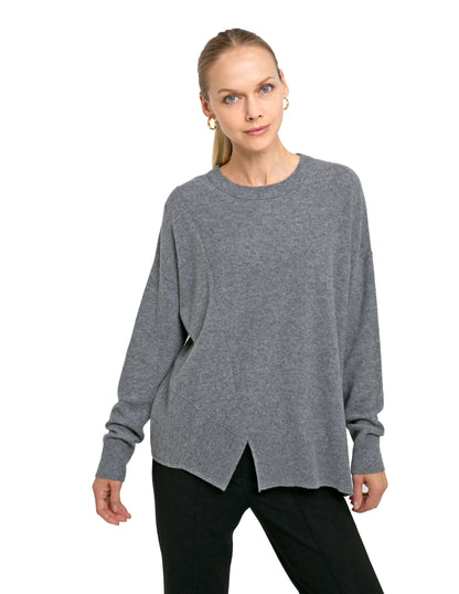 Cashmere Long Sleeve Assymetric Sweater