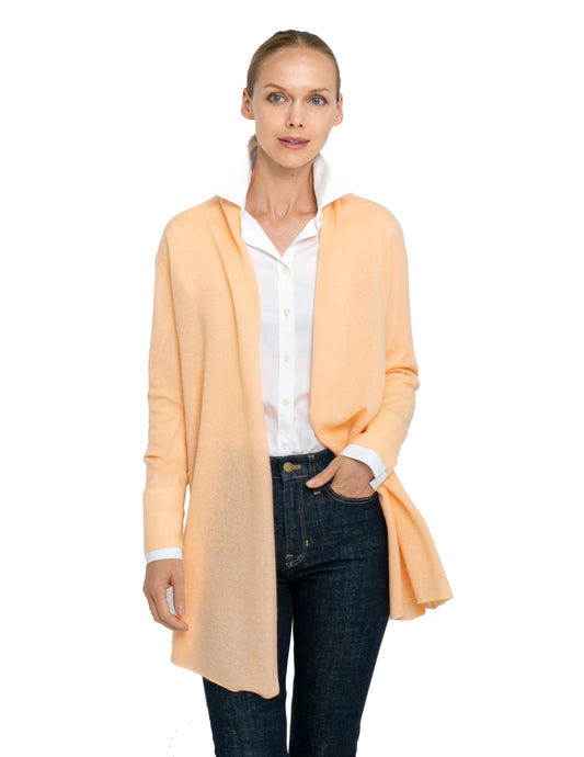 100% Cashmere Open Cardigan