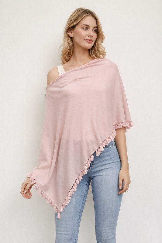 Silk Blend Tassel Border Topper