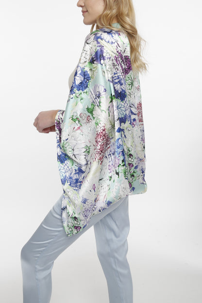 Cocoon Floral Printed Cardigan
