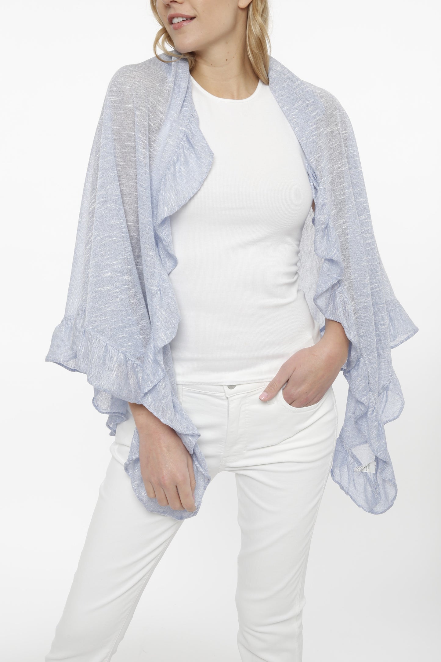 Ruffle Shawl/Wrap