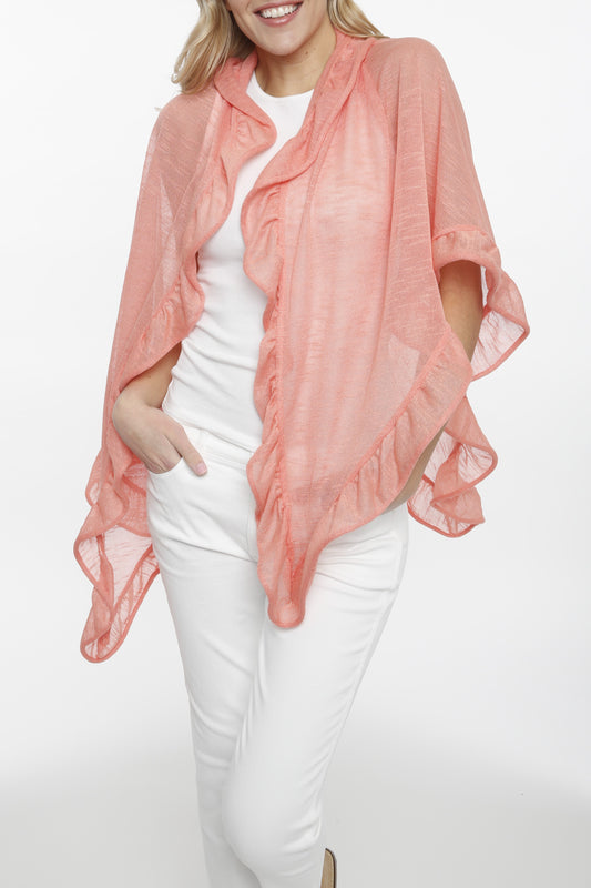 Ruffle Shawl/Wrap