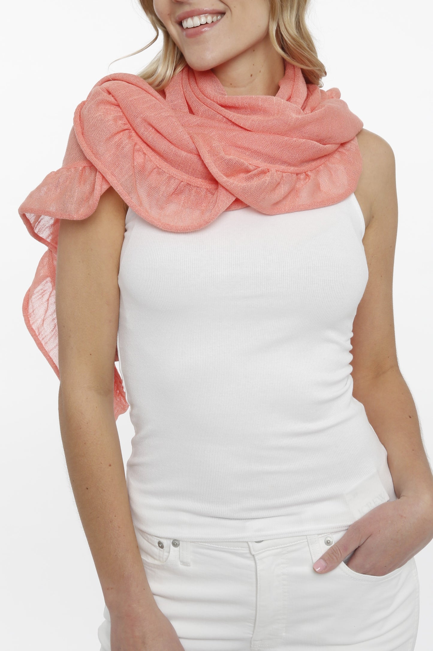 Ruffle Shawl/Wrap