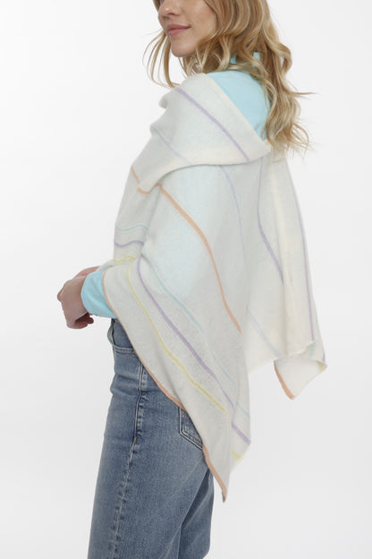 Cashmere Multi Stripe Topper