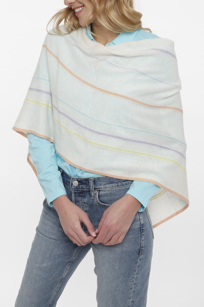 Cashmere Multi Stripe Topper
