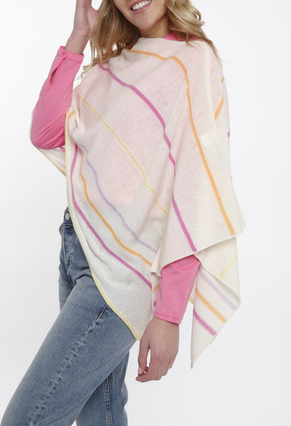 Cashmere Multi Stripe Topper