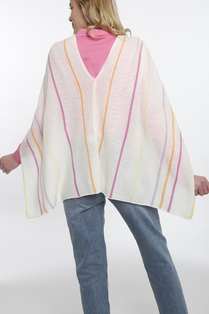 Cashmere Multi Stripe Topper