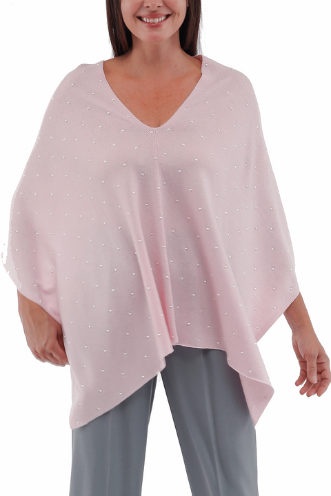 Cashmere Blend Pearl Topper