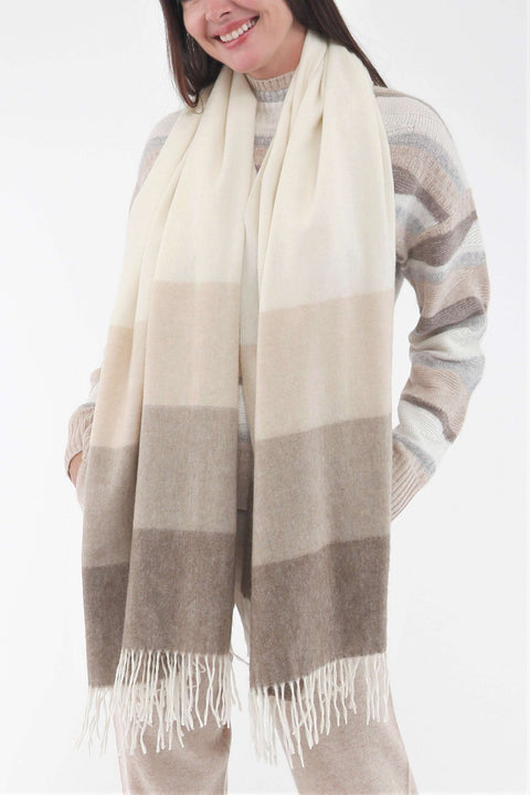 Woven Cashmere Shawl Eco-Friendly Mongolian Cashmere