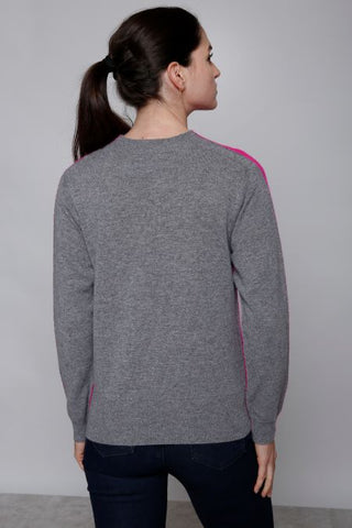 Cashmere Color Blocked Sweater