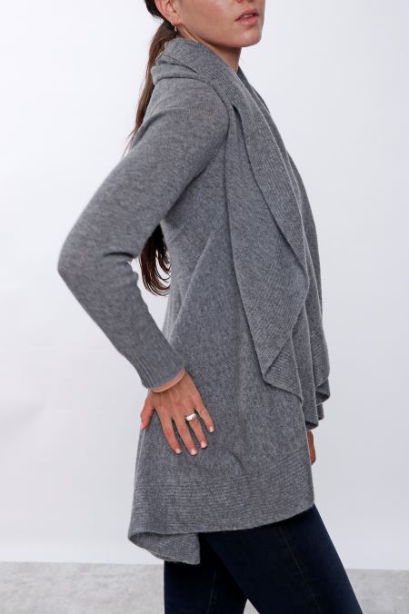 Cashmere Shawl Collar Cardigan