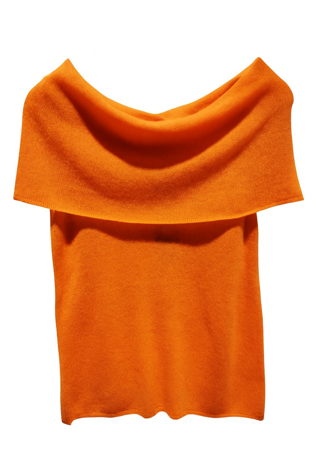 100% Cashmere Cowl Neck Top