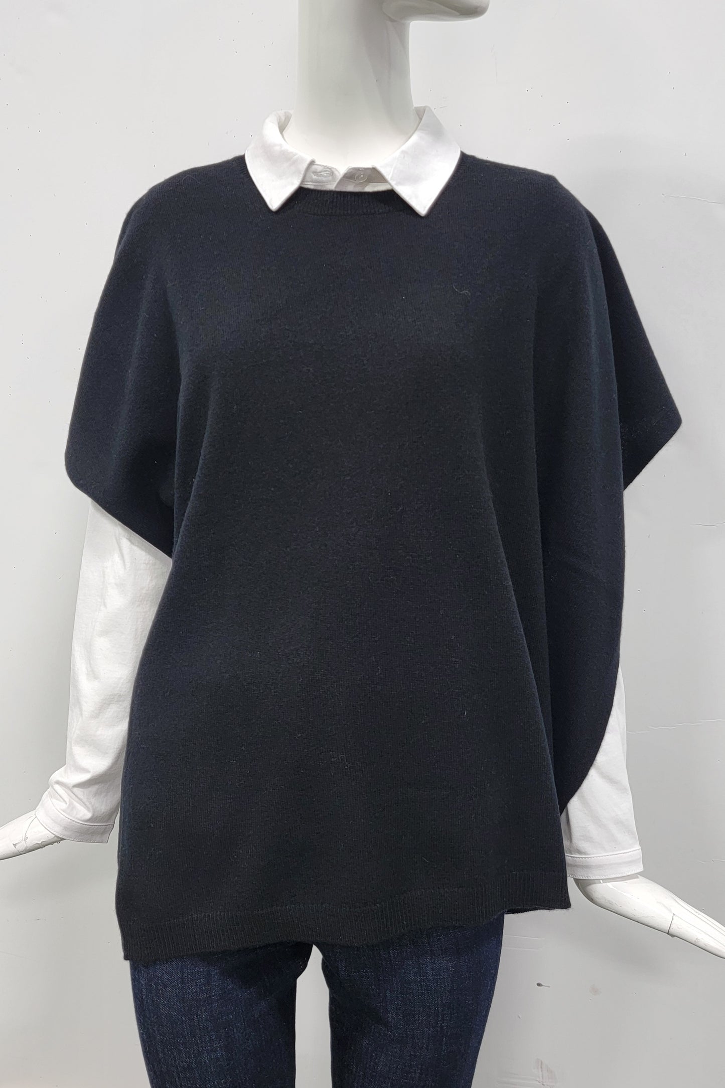 Cashmere Versatile Pullover Poncho