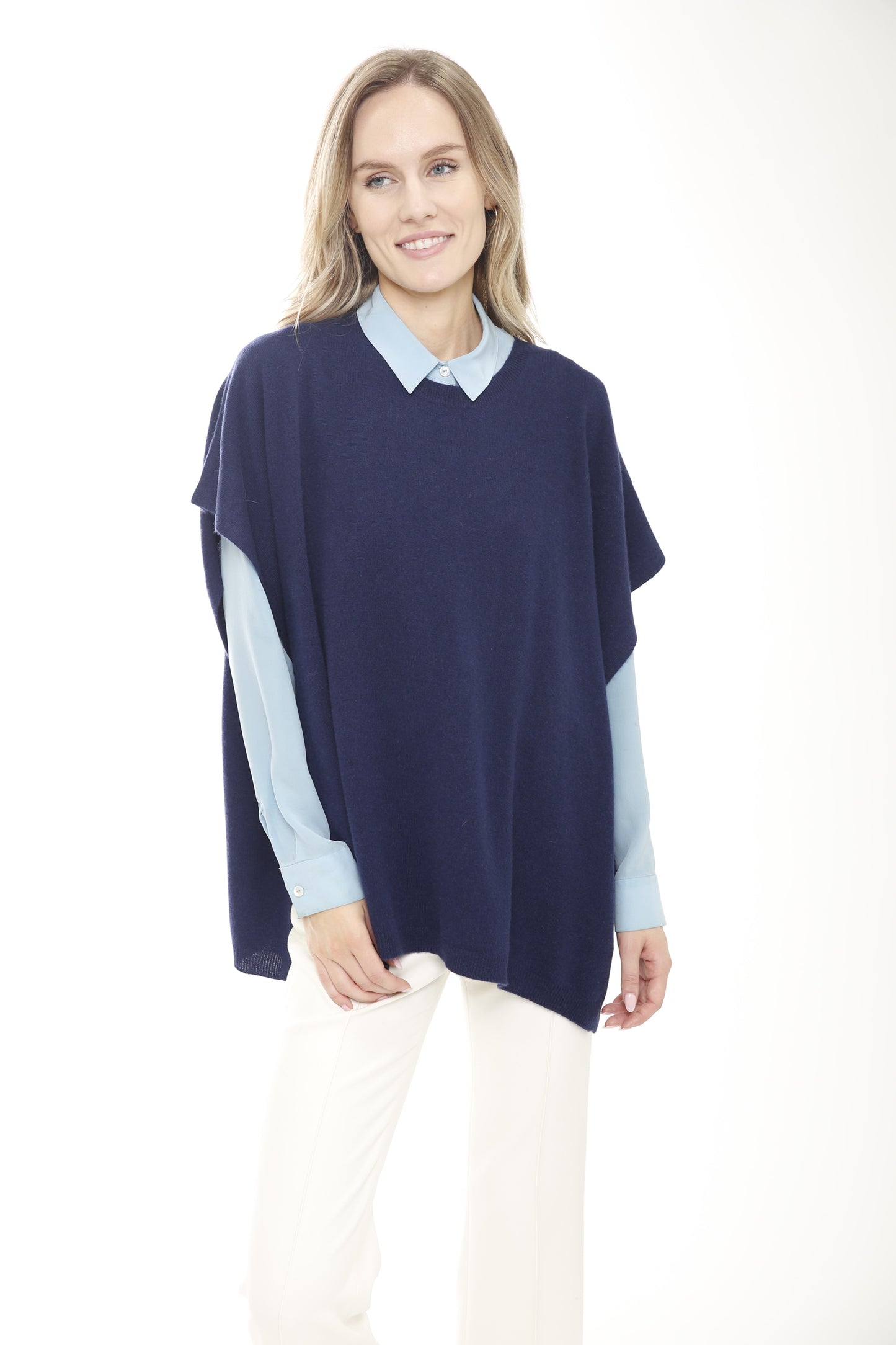 Cashmere Versatile Pullover Poncho