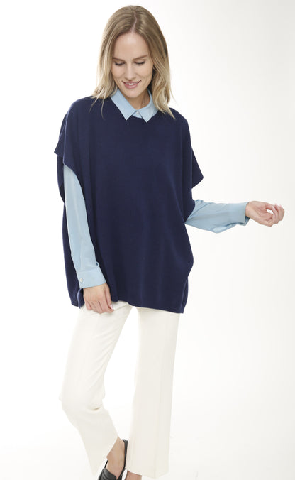 Cashmere Versatile Pullover Poncho