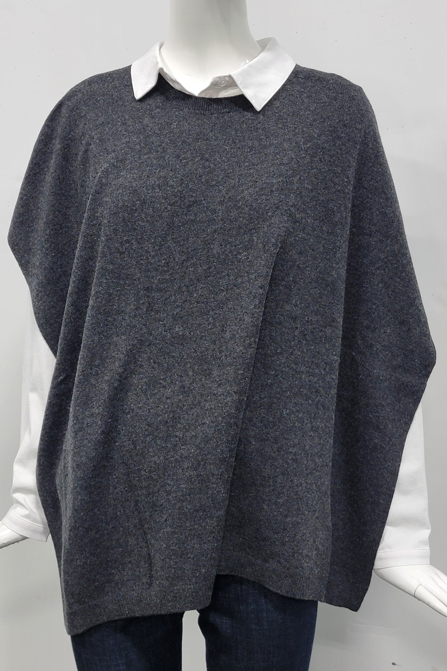 Cashmere Versatile Pullover Poncho