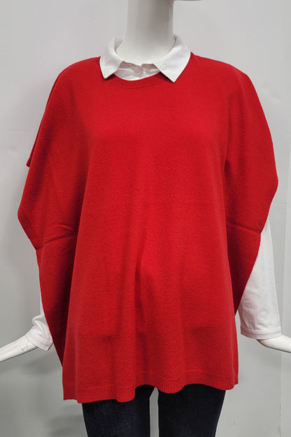 Cashmere Versatile Pullover Poncho