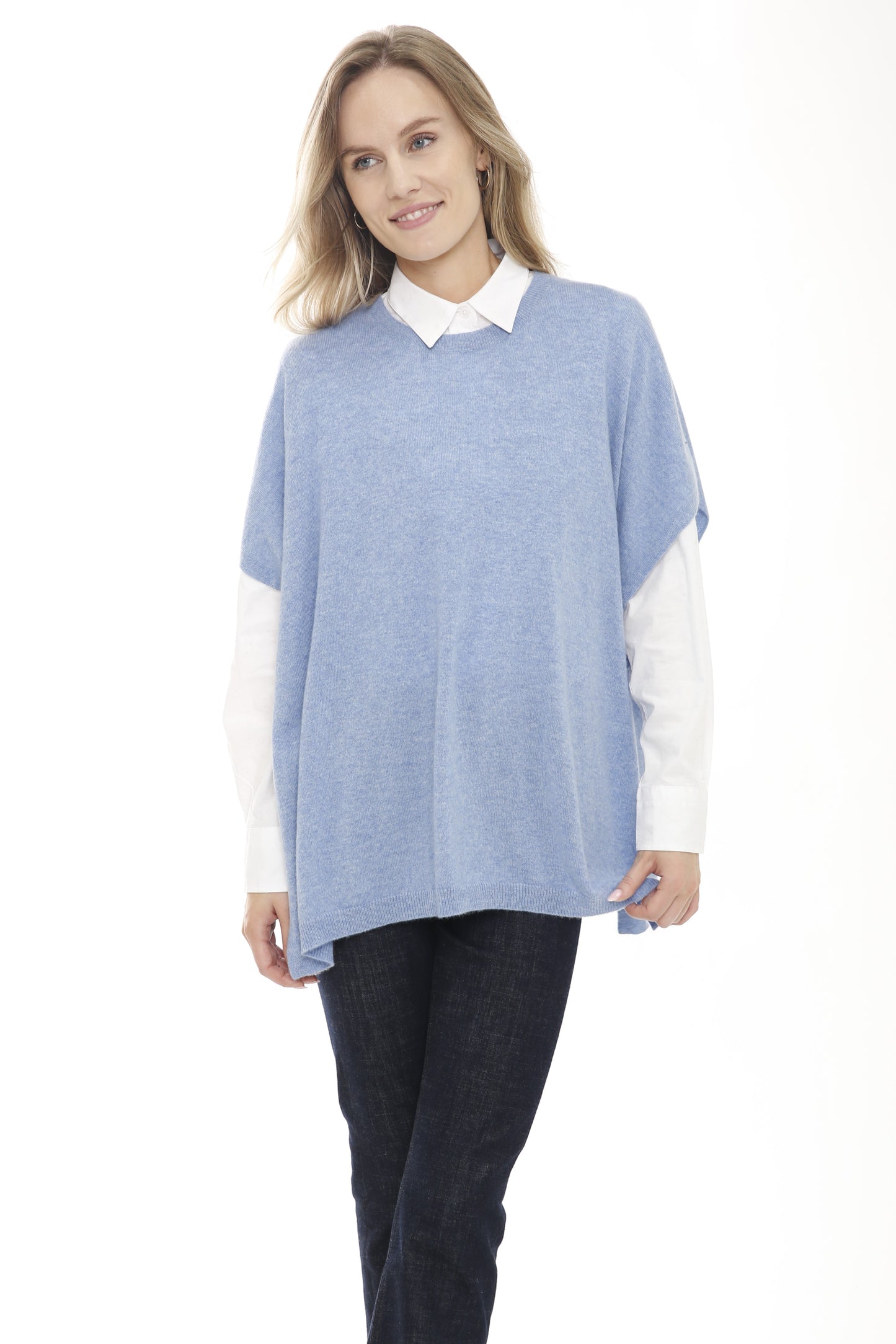 Cashmere Versatile Pullover Poncho