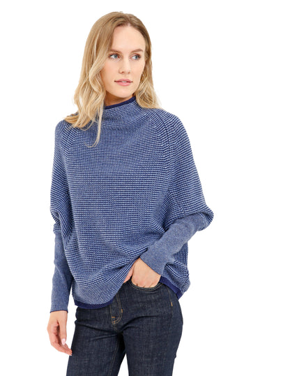 Cashmere Wool Long Sleeve Dolman Pullover