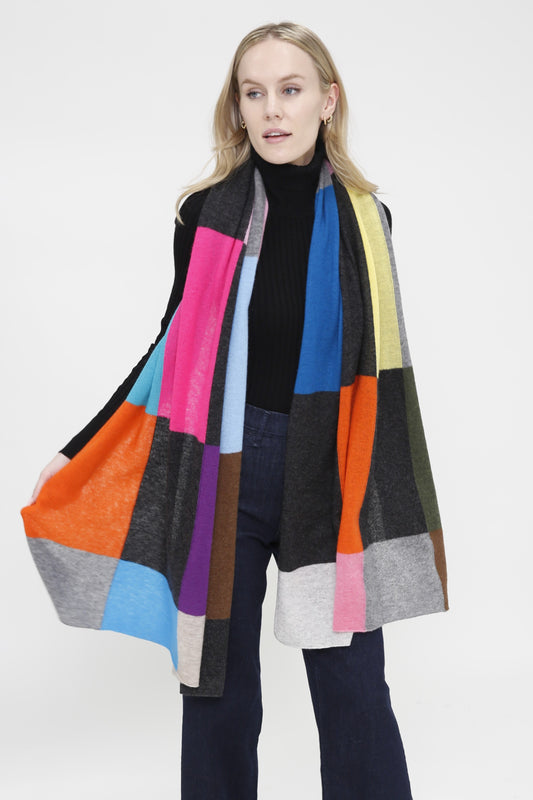100% Cashmere Patchwork Shawl