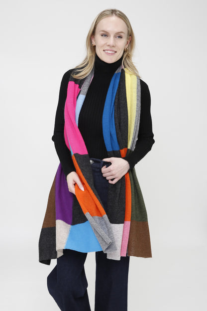 100% Cashmere Patchwork Shawl