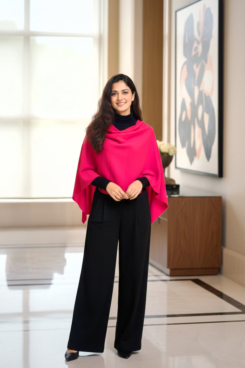 100% Cashmere Poncho