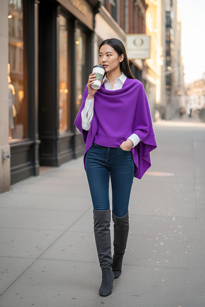 100% Cashmere Poncho