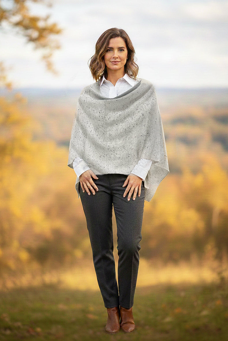 100% Cashmere Poncho