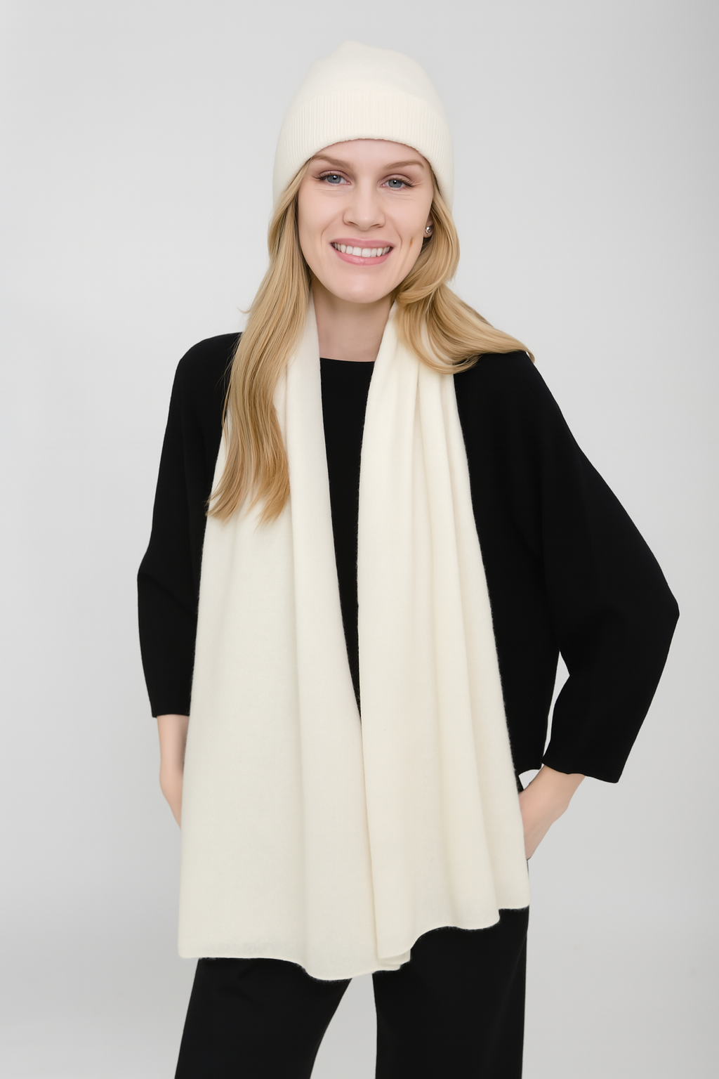 Cashmere Hat & Scarf Set