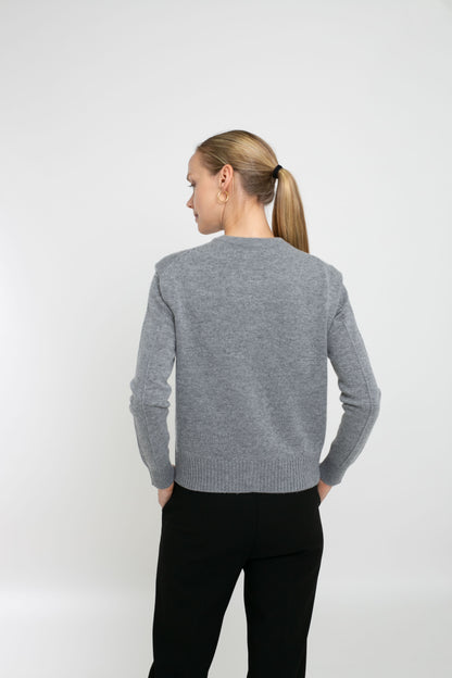 Cashmere Blend Button Vest