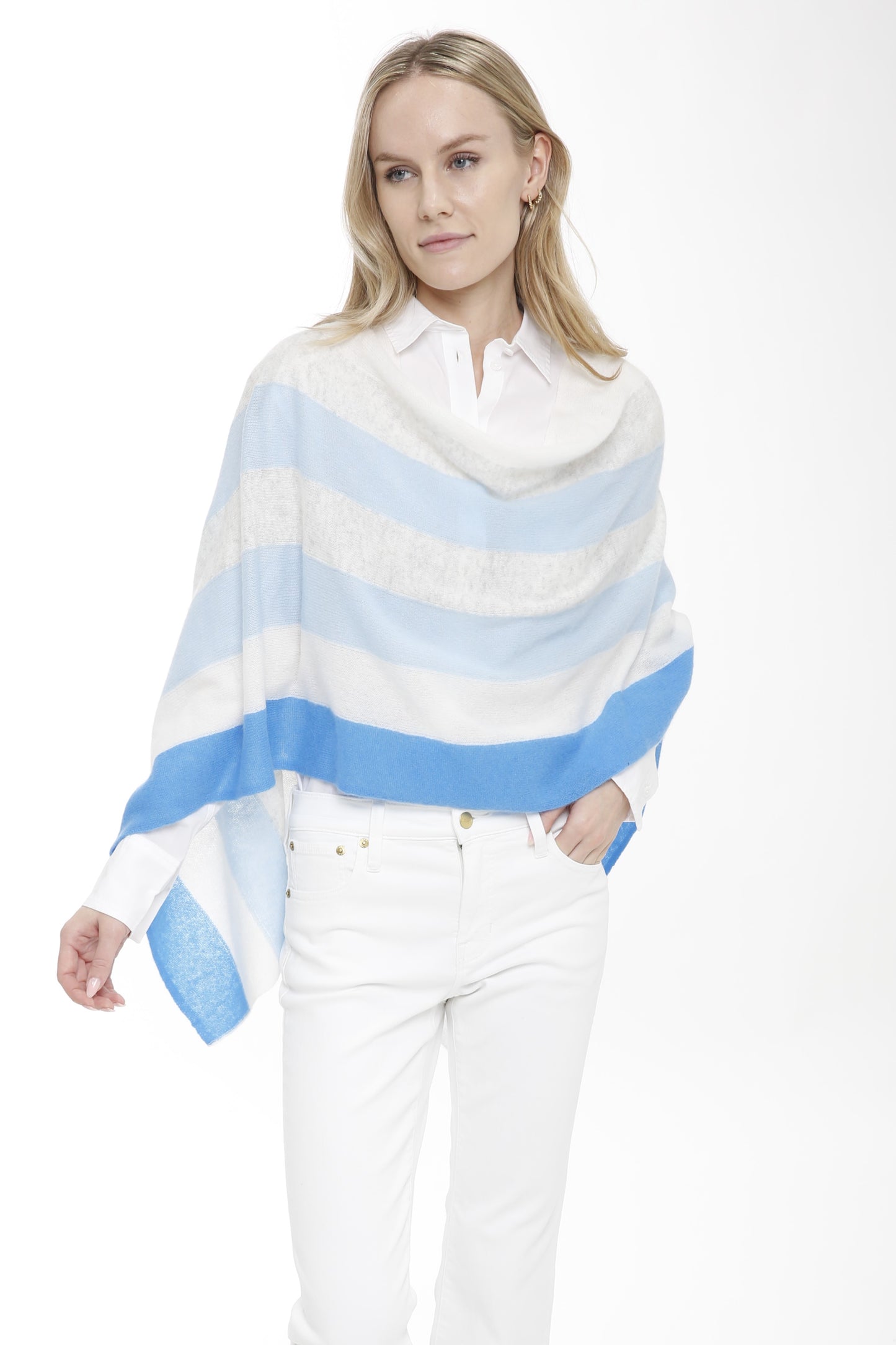 Cashmere Stripe Topper