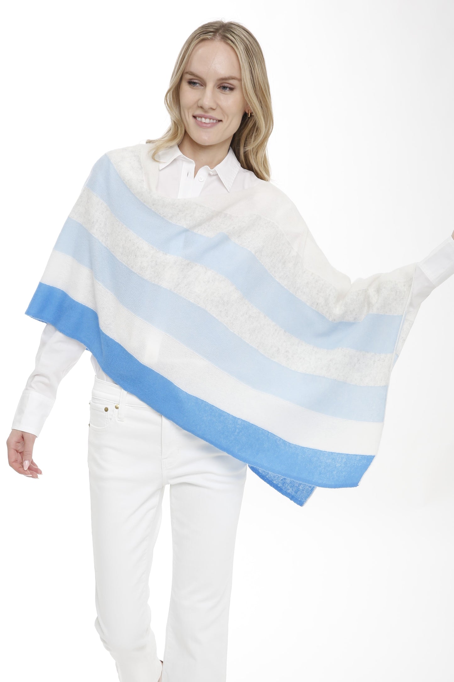 Cashmere Stripe Topper
