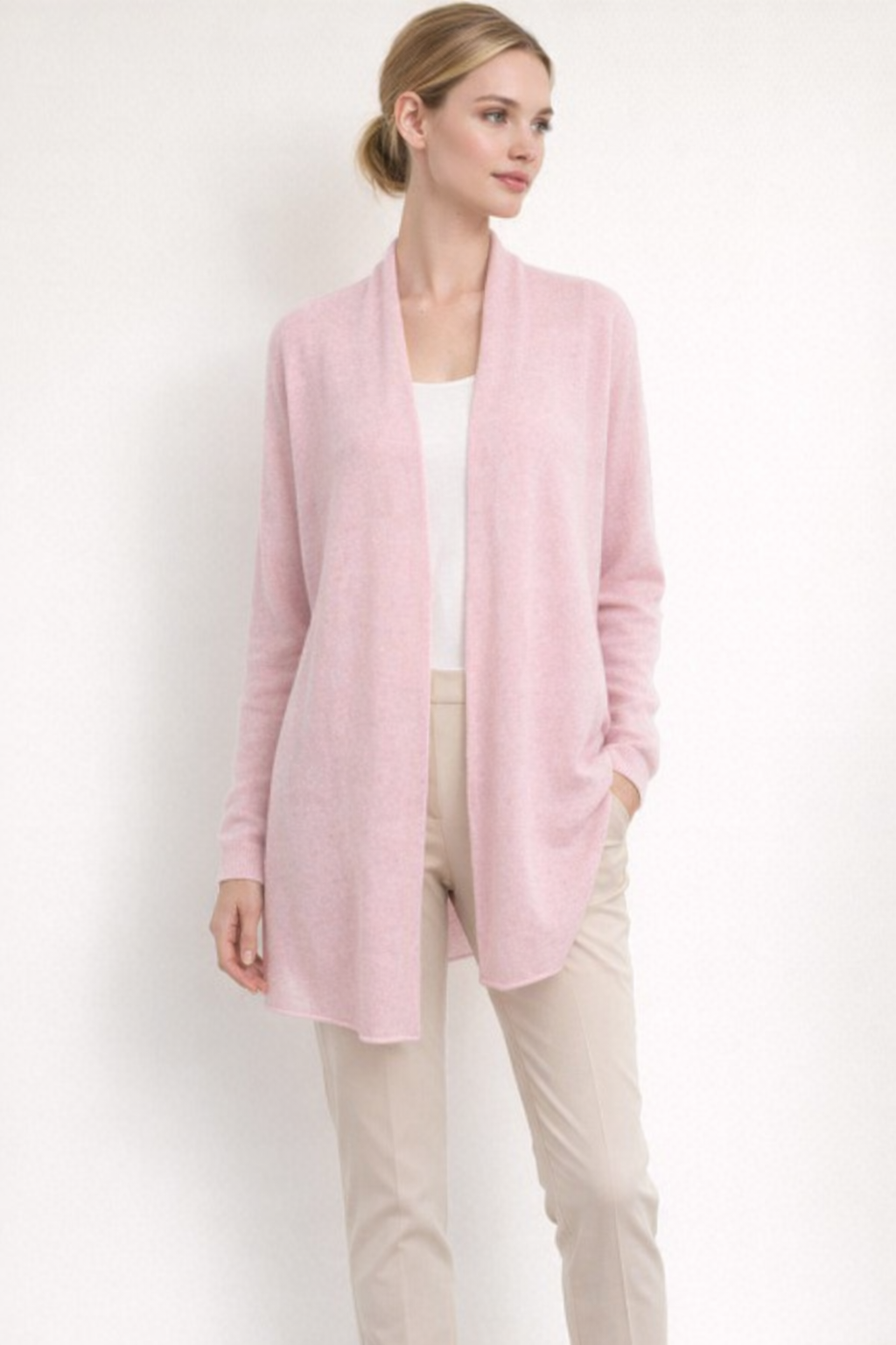 トップス q retailor cashmere cardigan 100% Cashmere Open Cardigan – InCashmere