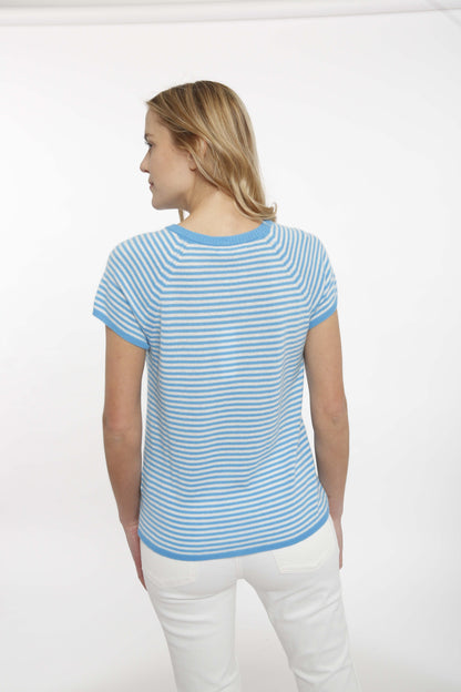 Cashmere Stripe "Tee"